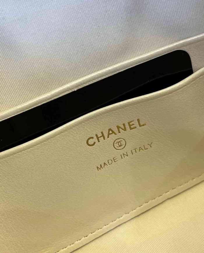 Chanel Quilted Chain Shoulder Bag with Charms