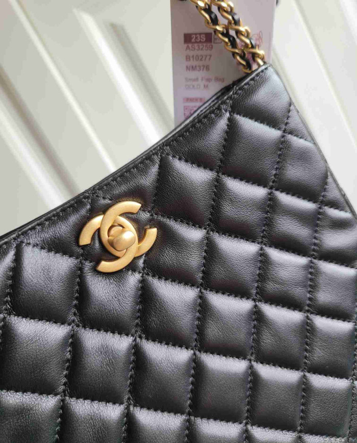 Chanel Quilted Chain Bucket Bag