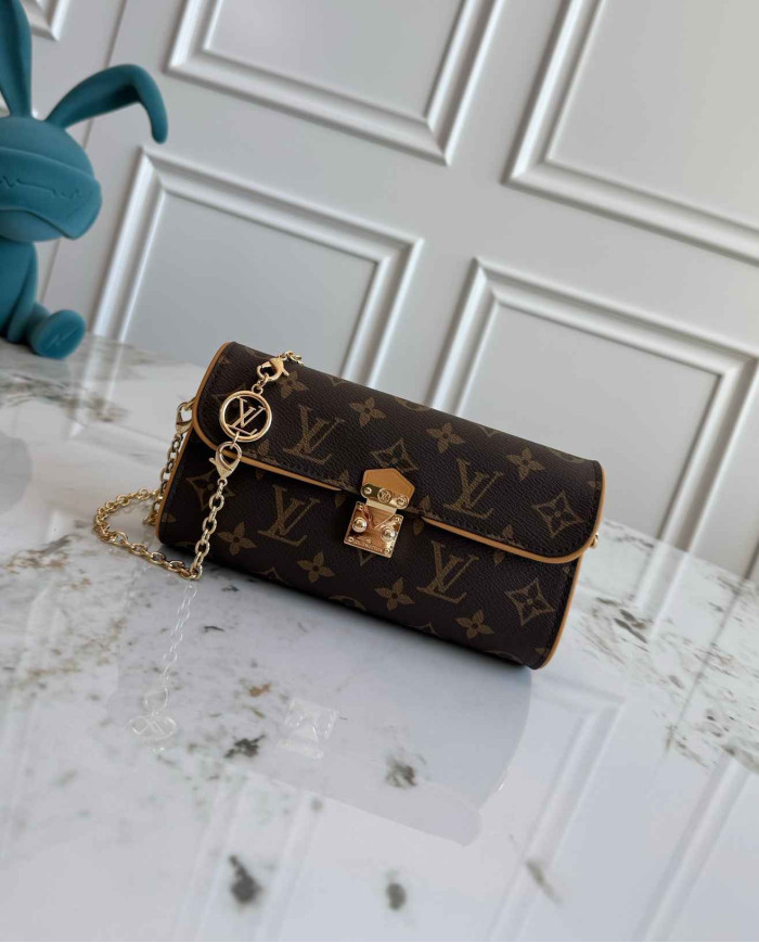 LV Monogram Chain Clutch