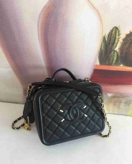 Chanel Quilted Chain Bag Top Handle Crossbody Bag