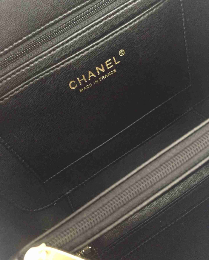 Chanel Quilted Chain Bag Top Handle Crossbody Bag