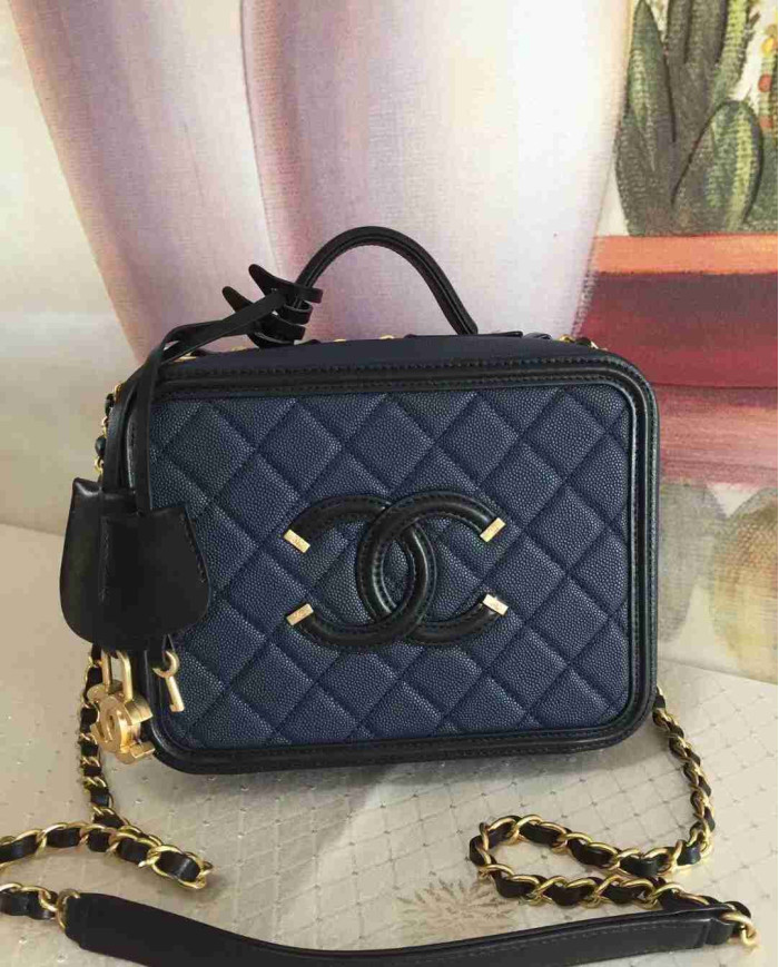 Chanel Quilted Chain Bag Top Handle Crossbody Bag