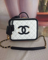 Chanel Quilted Chain Bag Top Handle Crossbody Bag