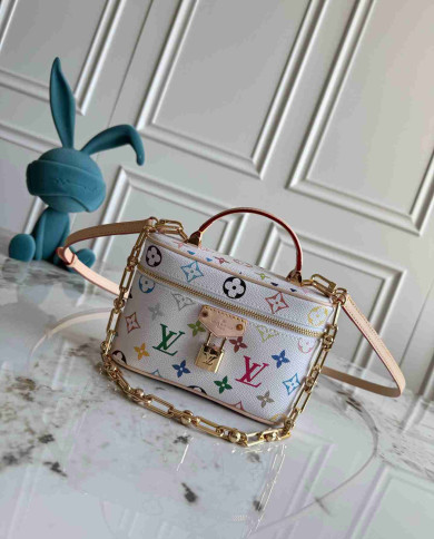 LV Colorful Printed Mini Top-Handle Crossbody