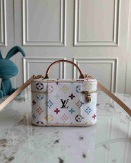 LV Colorful Printed Mini Top-Handle Crossbody