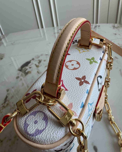 LV Colorful Printed Mini Top-Handle Crossbody