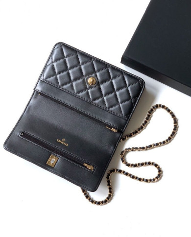 Chanel Quilted Chain Shoulder Bag with Charms