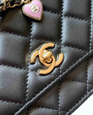 Chanel Quilted Chain Shoulder Bag with Charms