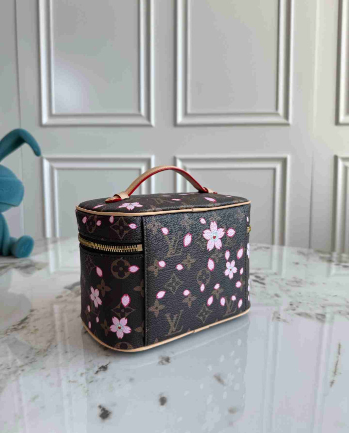 LV Monogram Cherry Blossom Vanity Case