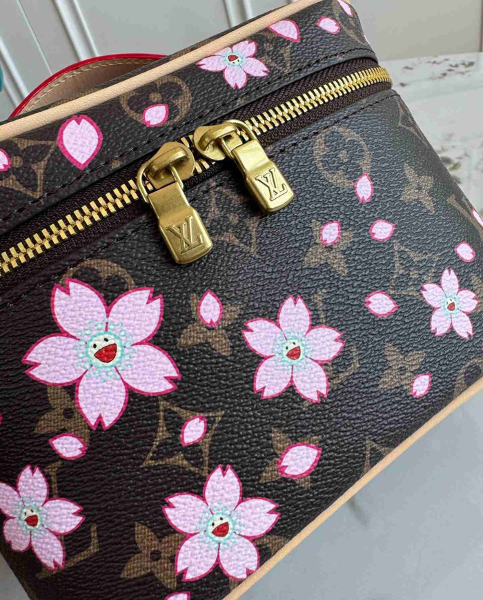 LV Monogram Cherry Blossom Vanity Case