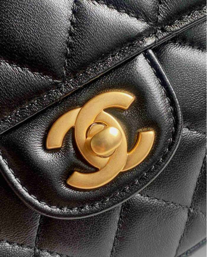 Chanel Mini Top Handle Flap Bag