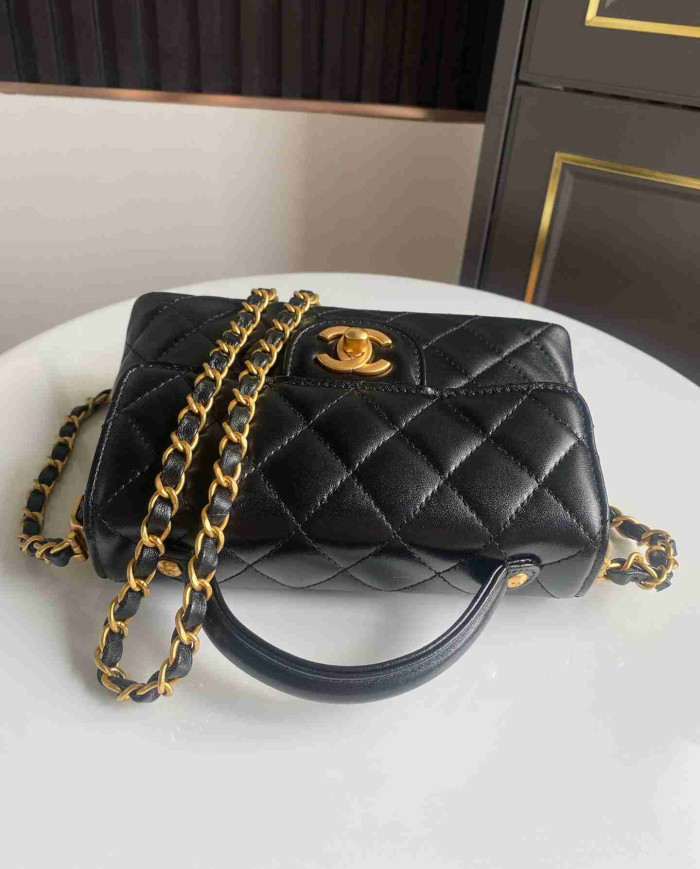 Chanel Mini Top Handle Flap Bag