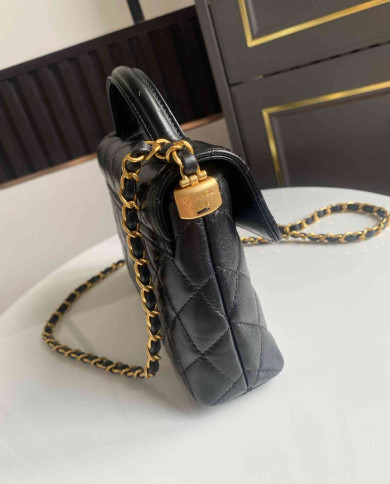 Chanel Mini Top Handle Flap Bag