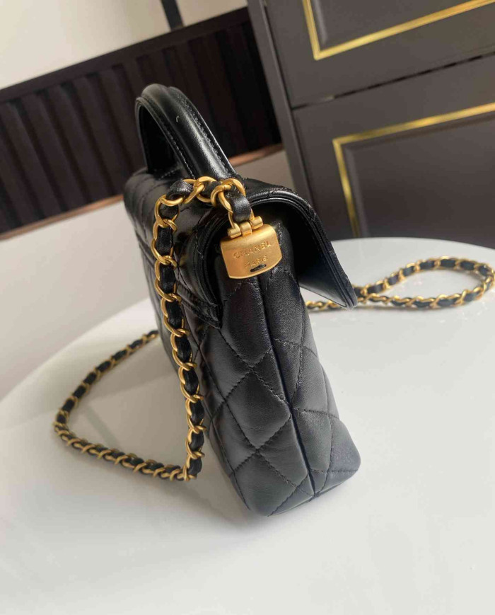 Chanel Mini Top Handle Flap Bag
