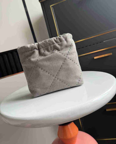 Chanel Studded Denim 22 Bag