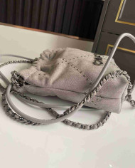 Chanel Studded Denim 22 Bag