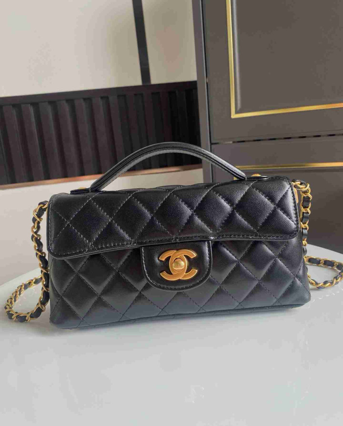 Chanel Mini Top Handle Flap Bag
