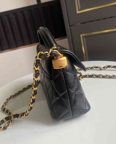 Chanel Mini Top Handle Flap Bag
