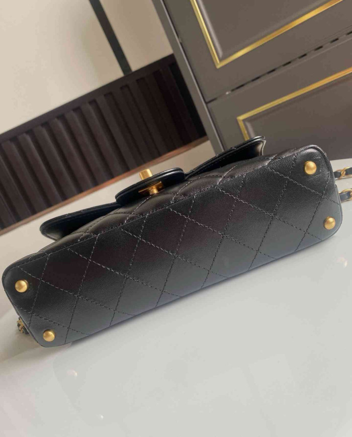 Chanel Mini Top Handle Flap Bag