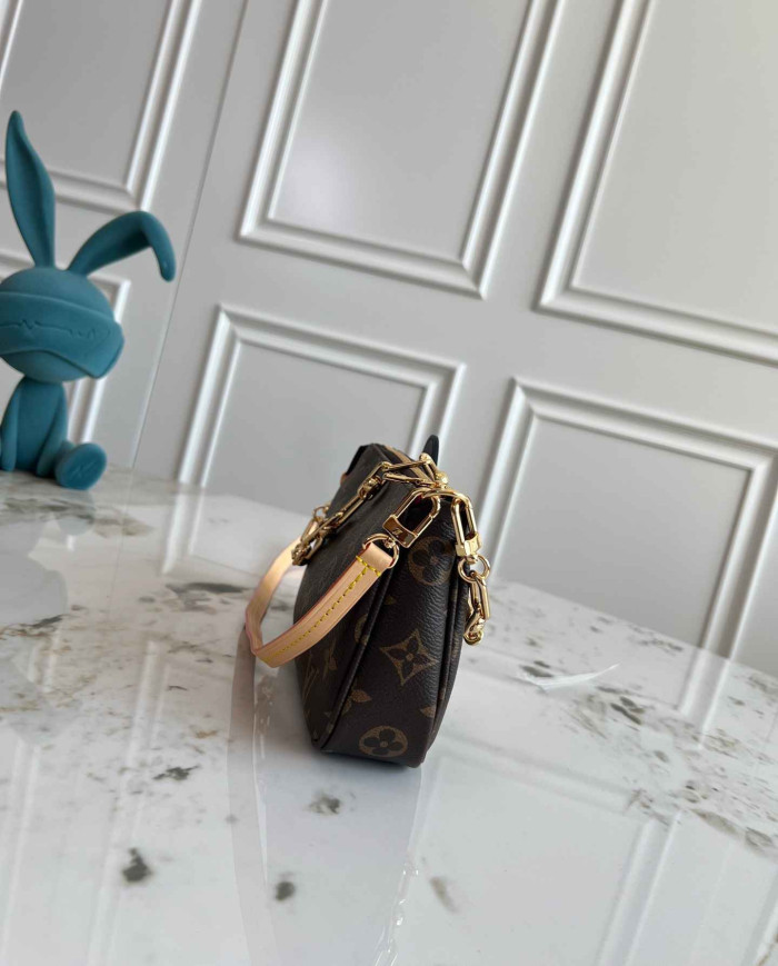 LV Monogram Pochette Accessoires with Vivienne Charm