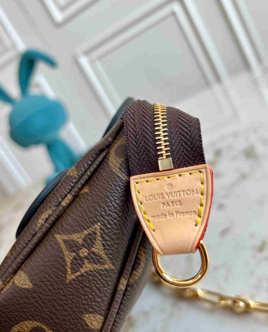 LV Monogram Pochette Accessoires with Vivienne Charm