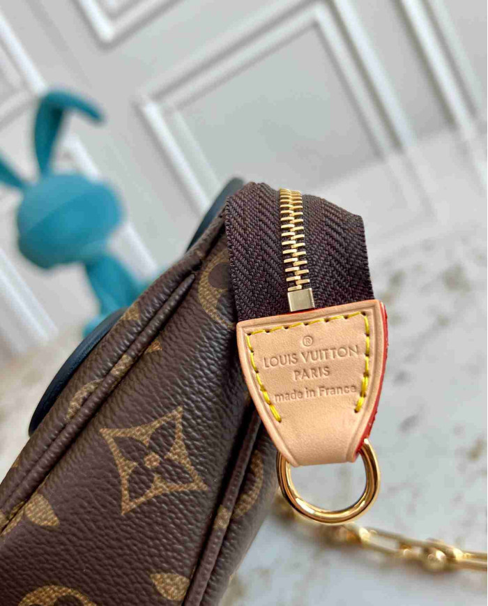LV Monogram Pochette Accessoires with Vivienne Charm