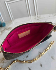 LV Monogram Pochette Accessoires with Vivienne Charm