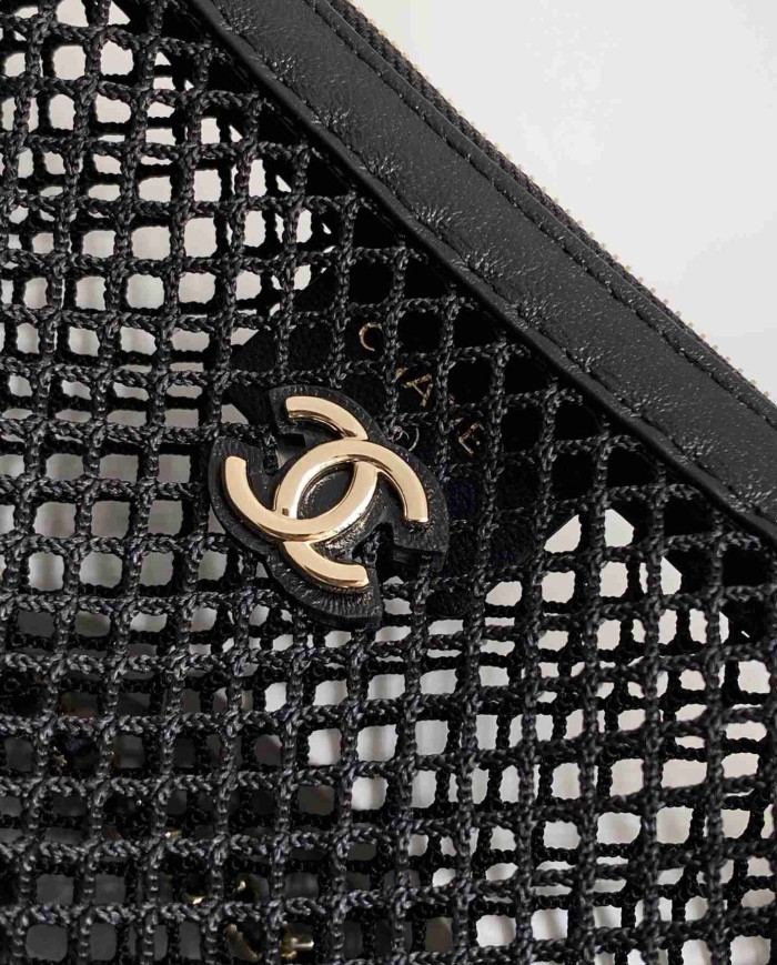Chanel Mesh Half Moon Bag