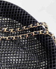 Chanel Mesh Half Moon Bag