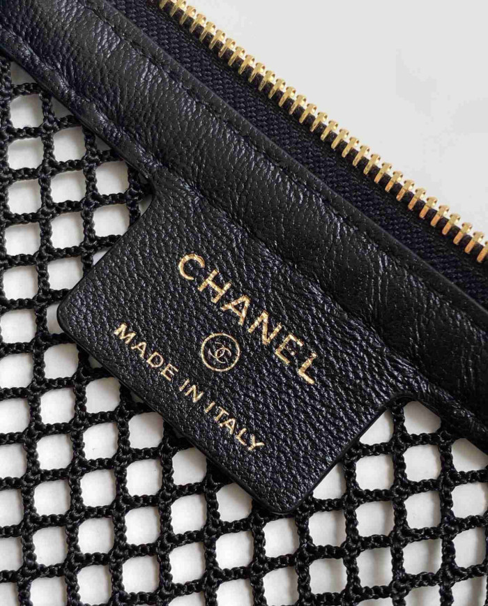 Chanel Mesh Half Moon Bag