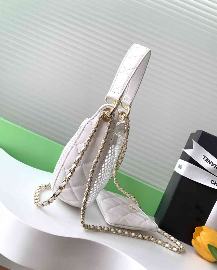 Chanel Mesh Half Moon Bag