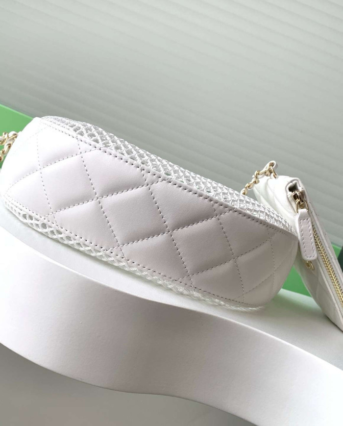 Chanel Mesh Half Moon Bag