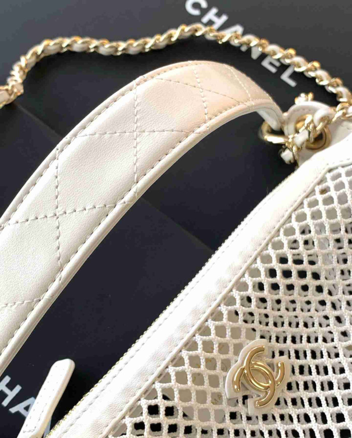 Chanel Mesh Half Moon Bag