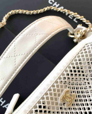 Chanel Mesh Half Moon Bag