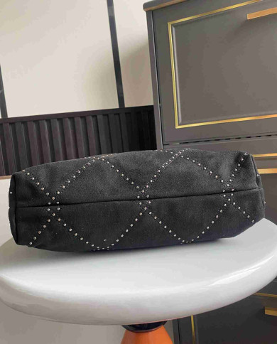 Chanel Studded Denim 22 Bag
