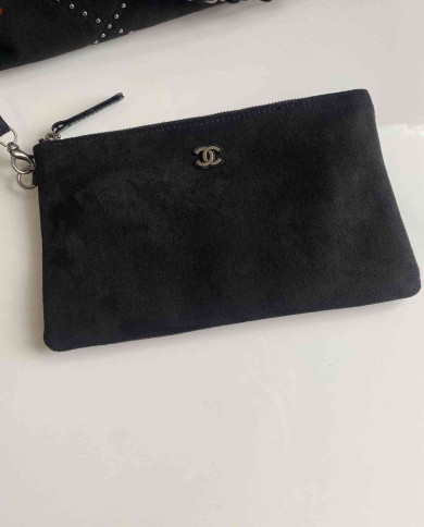 Chanel Studded Denim 22 Bag