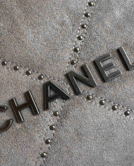 Chanel Studded Denim 22 Bag
