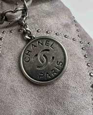 Chanel Studded Denim 22 Bag