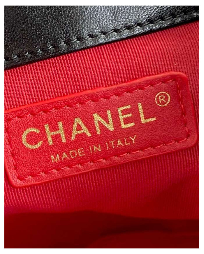 Chanel Quilted Bucket Bag with Chain