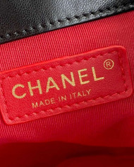 Chanel Quilted Bucket Bag with Chain