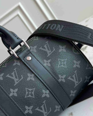 LV Monogram Shadow Keepall Bandoulière 25