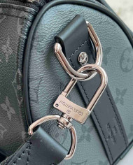 LV Monogram Shadow Keepall Bandoulière 25