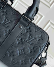 LV Monogram Shadow Keepall Bandoulière 25
