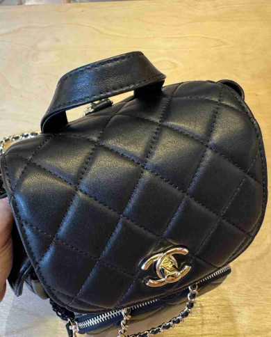 Chanel Mesh and Lambskin Backpack