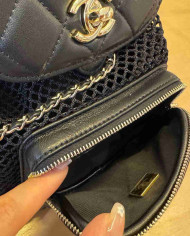 Chanel Mesh and Lambskin Backpack