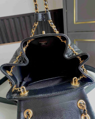 Chanel Quilted Backpack with Chain
