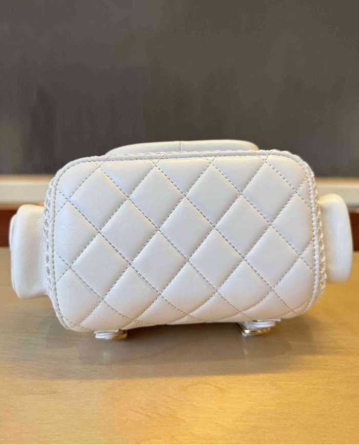 Chanel Mesh and Lambskin Backpack