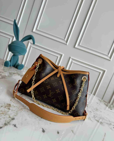 LV Monogram Empreinte Leather Felicie Chain Bag