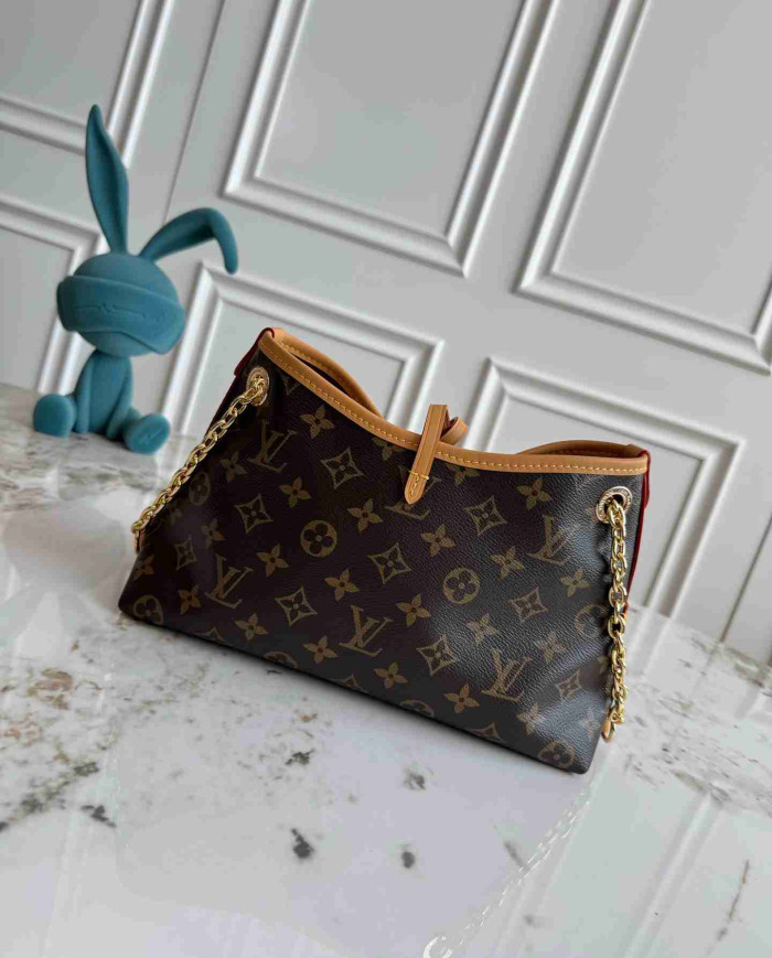 LV Monogram Empreinte Leather Felicie Chain Bag