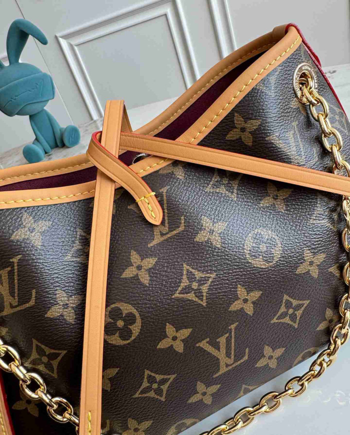 LV Monogram Empreinte Leather Felicie Chain Bag